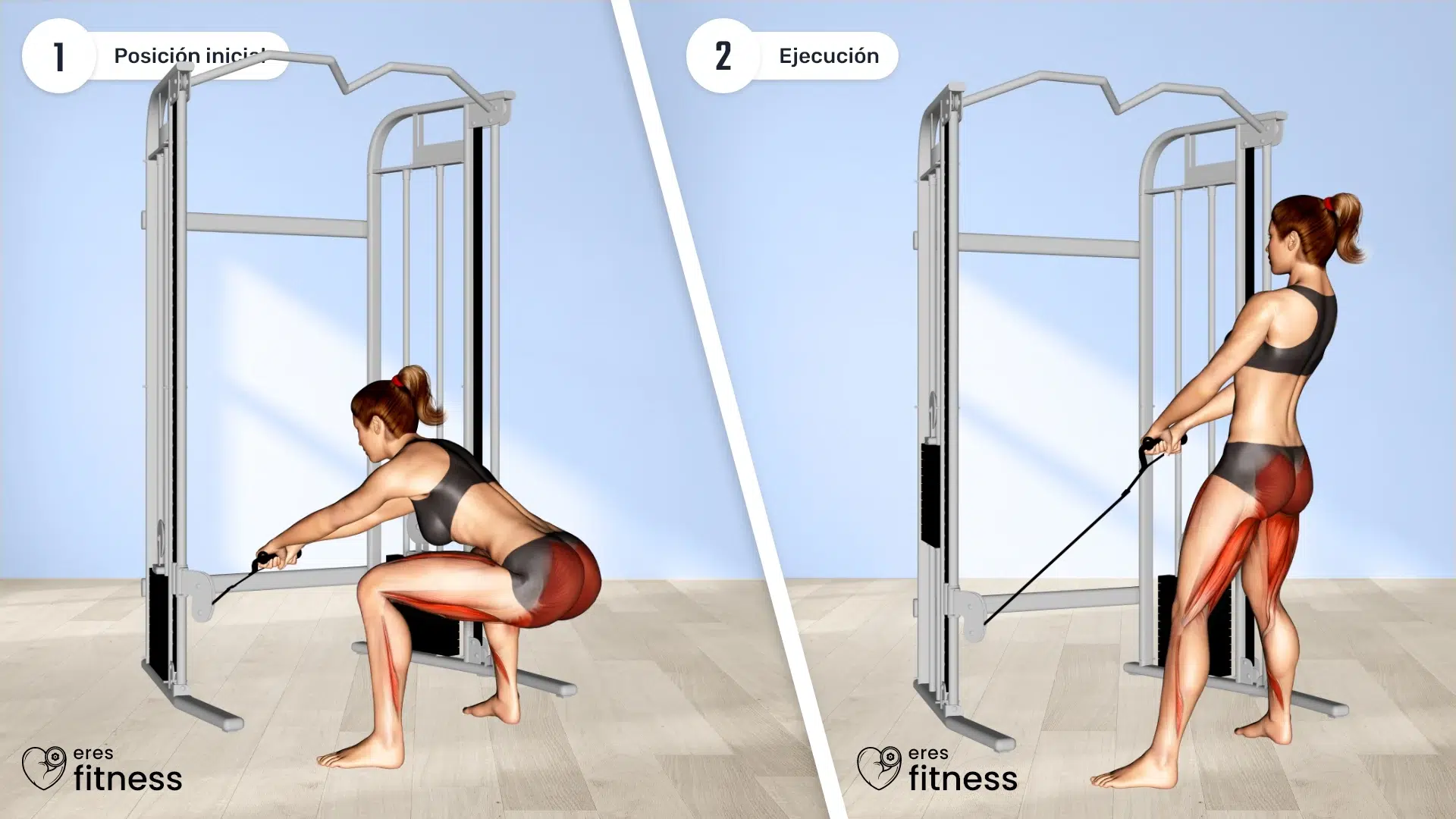 ¿Cómo hacer hip thrust de pie en polea? ¿Cómo hacer hip thrust de pie en polea?