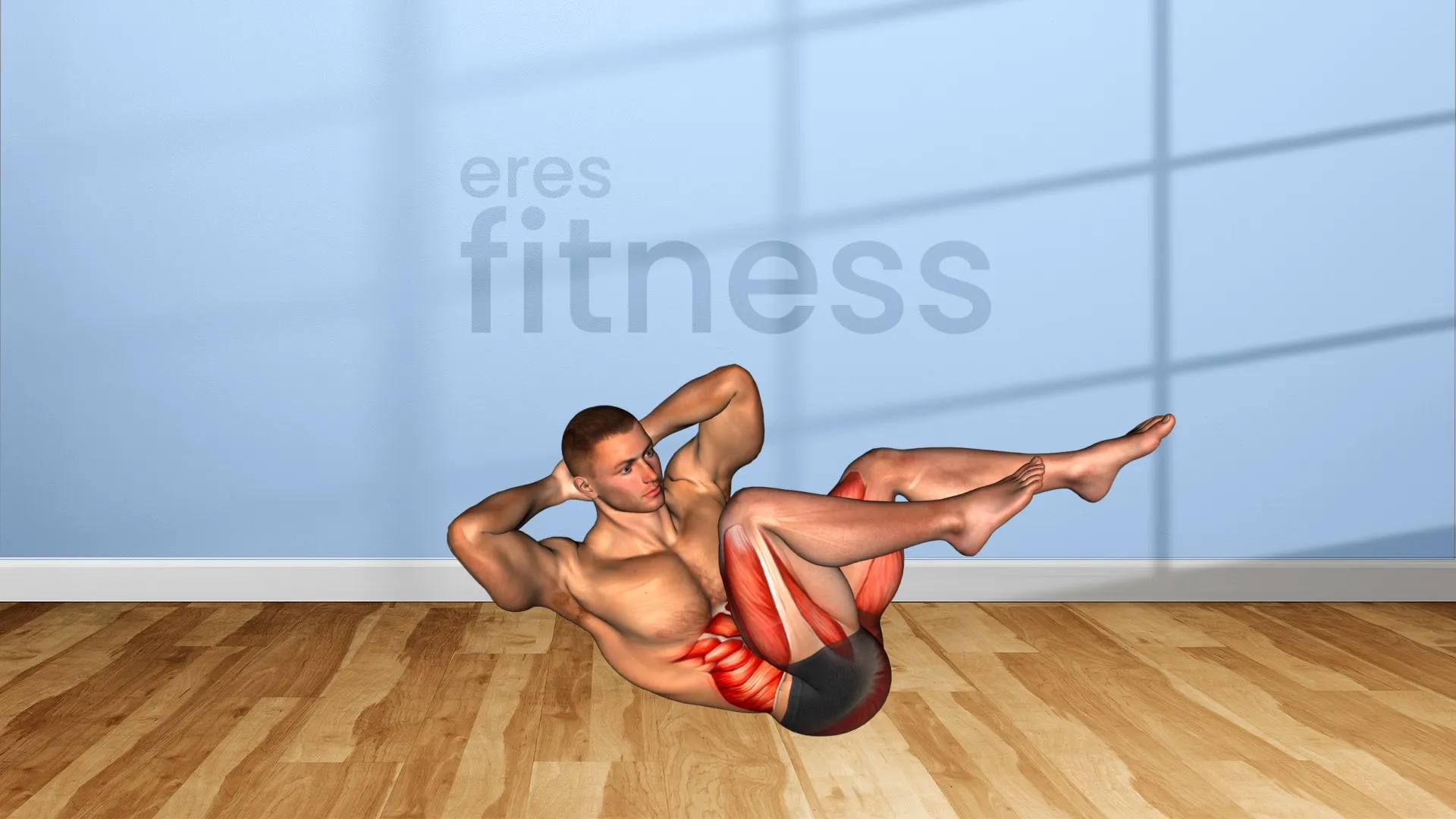 Air Bike: Ejercicio para abdomen levantando las piernas alternado Air Bike: Ejercicio para abdomen levantando las piernas alternado
