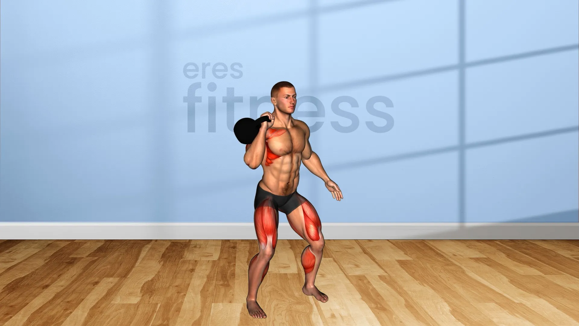 Clean and Jerk a una mano con pesa rusa Clean and Jerk a una mano con pesa rusa